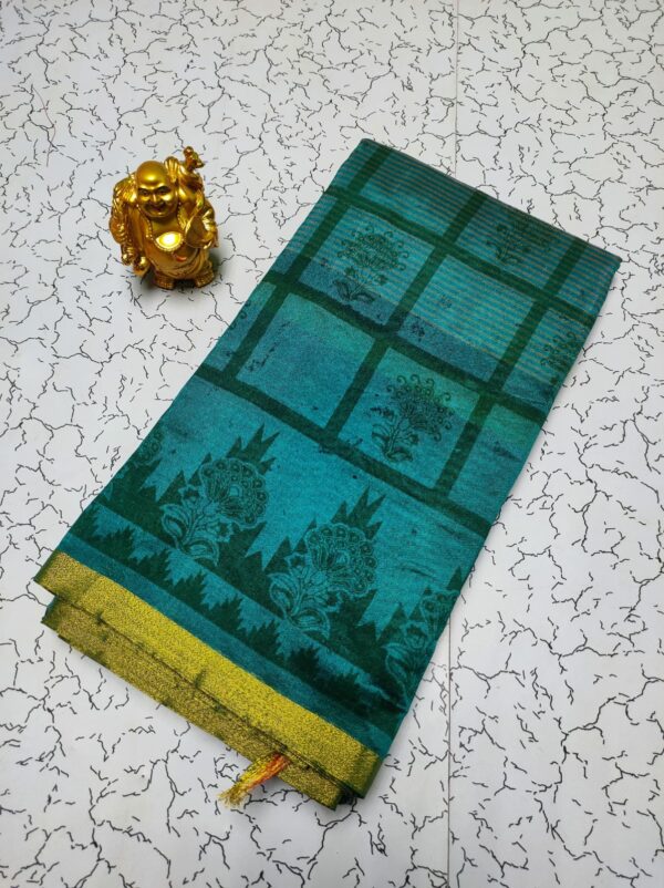 Polycotton saree perfect material for daily wear sarees
